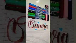SAMRA name calligraphy🤎 Write ur name in cmnts for calligraphy ✨#viral#youtube#calligraphy#shorts