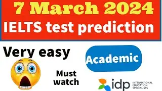 7 march ielts exam prediction 7 March IELTS exam 2024 #ielts