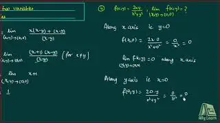 5 | Limit of a function | Examples | Questions for practice | Hindi
