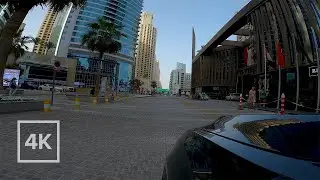 Dubai Marina 4K - Morning Drive