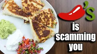 Chili's Chicken Bacon Ranch Quesadilla Homemade (Easy)