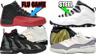 AIR JORDAN 12 FLU GAME 2025, JORDAN 10 STEEL, AJ 11 LOW YEAR OF THE SNAKE, DT MAX 96 FALCONS и многое другое