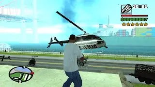 ⭐⭐⭐⭐⭐⭐SIX STARS WANTED LEVEL RAMPAGE WITH TANK | 6 STAR WANTED LEVEL ESCAPE IN GTA SAN ANDREAS