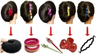 5 TYPE OF FRENCH BUN WITH TRICK USING HAIR TOOL || FRENCH ROLL || FRENCH TWIST || FRENCH BUN