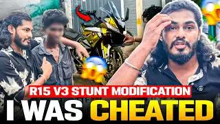 😡Bike Mechanic WORST Behaviour ₹15K SCAMMED Me💔 R15v3 JARVIS Stunt Modification Went WRONG