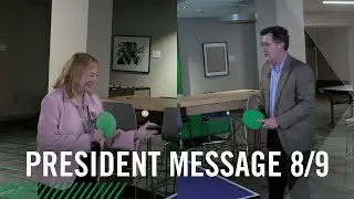 President Armacost Message 8/9/22