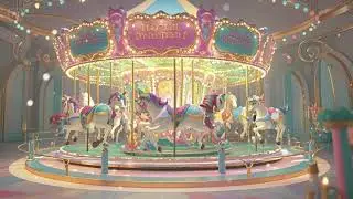 🎠✨ The Magical Dream Carousel | Enchanting Lullaby for Kids 🌙🎵