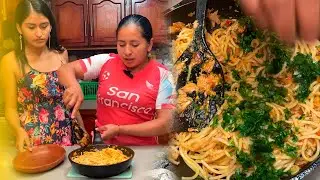 Tallarines con atún al estilo de Doña Viky