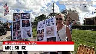 Abolish Ice Boca Raton Florida 1 10 2026