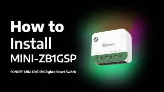 How to Install MINI-ZB1GSP | SONOFF Zigbee Smart Power Meter Switch with Energy Monitoring