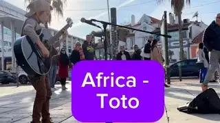 Africa by Toto #busker #leo #songcover #acousticguitar #leonardopatrick #fyp #africa #toto #shorts 