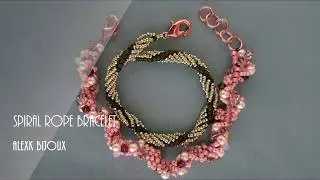 Seed Beaded Basic Spiral Rope Bracelet | Beadweaving Tutorial