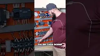 Identificar e organizar cabos el&eacute;tricos em pain&eacute;is #eletricista #viral #quadroeletrico