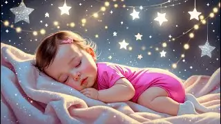 Soft Baby Lullaby 😴 | Gentle Mozart & Brahms Sleep Music for Infants 🌌