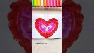 Creative Acrylic painting 😱💕 #shorts #painting #love #shortvideo #canvaspainting #creative #drawing