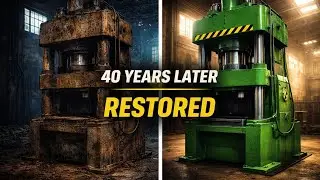 Old Factory Machine Restorationreal restoration, real mechanics, and satisfying industrial ASMR 