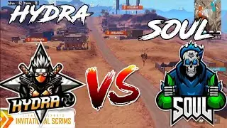 Soul Vs Hydra || 4v4 Miramar Fight || Lithium Invitational Scrims