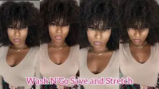 #washngo on #naturalhair how to protect it at night and stretch it in the morning #naturalhair