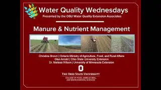 Water Quality Wednesday - Manure & Nutrient Management