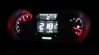 2016 Renault Clio R.S. Trophy 220 EDC - acceleration 0-200 km/h