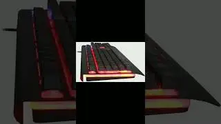 Redgear Blaze Semi-Mechanical wired Gaming keyboard with 3 colour backlit, full aluminium #shorts