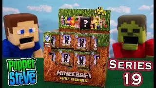 Minecraft Mini Figures Series 19 EARTH Blind Box Mattel Case Unboxing!