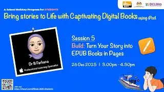 Session 5: Build: Turn Your Story into EPUB Books in Pages