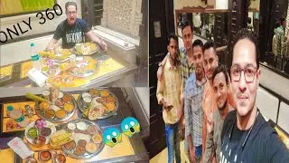 Only 360 Rupes Ac Restaurant and Shareable Mutton Thali😱|Cheapest Thali in Kolkata 😀