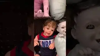 Reborn Danny at Spirit Halloween with Zombie babies 🧟&zwj;♀️😱 #shorts