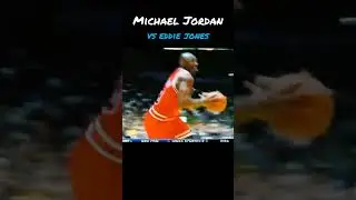 Eddie Jones vs Michael Jordan: The Black Cat is Quick  #nba #goat #basketball