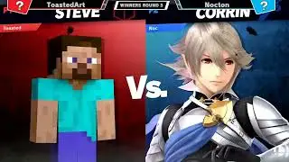 ToastedArt (Steve) vs Nocton (Corrin, Duck Hunt) WR3 Daytona Labs 12