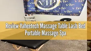 Review Yaheetech Massage Table Lash Bed Portable Massage Spa Bed Beauty Tattoo Table Adjustable for
