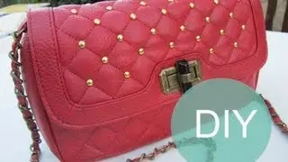DIY Bolso tachuelas vintage / DIY vintage studded bag