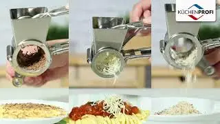 Cilio Stainless Steel Cheese Rotary Grater