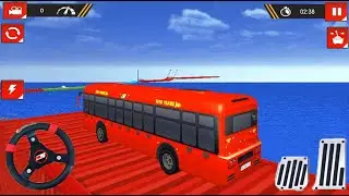 Offroad Uphill Bus Stunt Racing Driving Games Simulation Level1-3 - Android Gameplay l CBT GAMES