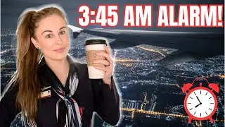 The REAL Life Of A Flight Attendant! Early Sign In & Commuting!