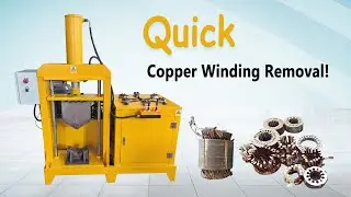 Integrated Motor Stator Dismantling and Copper Winding Separator
