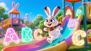 Magic Bunny Playground 🐰✨ Fun Learning Song for Kids | Playful Baby ABC and 123 Adventure