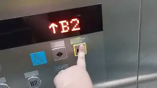 Hitachi elevator at Ben Thanh station,Metro Ben Thanh-Suoi Tien , Ho Chi Minh City, Vietnam