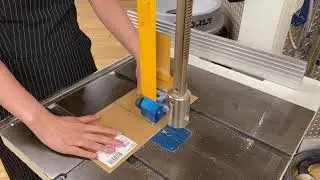 Cutting acrylic with band saw