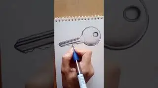 Realistic key sketch | LILLY'S ART
