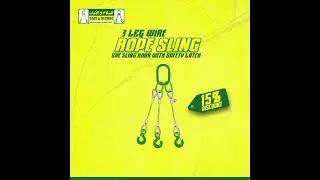 Three Leg Wire Sling Bolt Type Dee Shackle