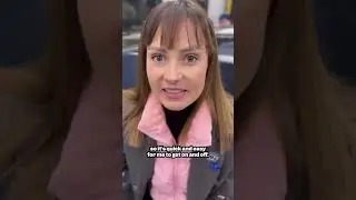 Blind girl + guide dog go shopping!
