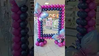 Balloon photo booth tutorial for graduation #photo booth #graduation photo booth