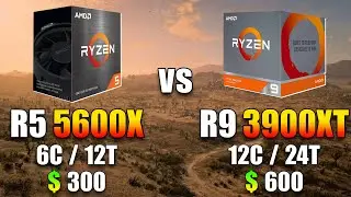Ryzen 5 5600X vs Ryzen 9 3900XT | PC Gaming Tested