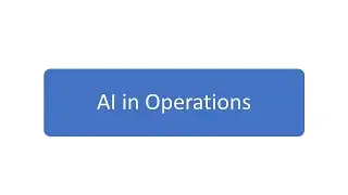 AI in Operation Management