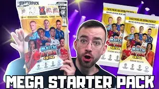 MEGA STARTER PACK 😱🔥 TOPPS MATCH ATTAX CHAMPIONS LEAGUE 2024/25 EXTRA