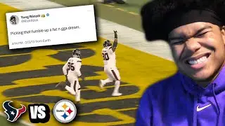 BIG MAN TD!!! Houston Texans vs Pittsburgh Steelers Wild Card Reaction