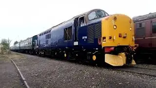 37716 Class 37 Diesel Locomotive heads for Bury Bolton Street Station