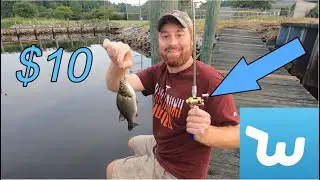 White Perch Fishing With Mini Pen Fishing Rod - From WISH